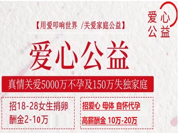 上甘岭捐卵助孕生子 爱心志愿者招募